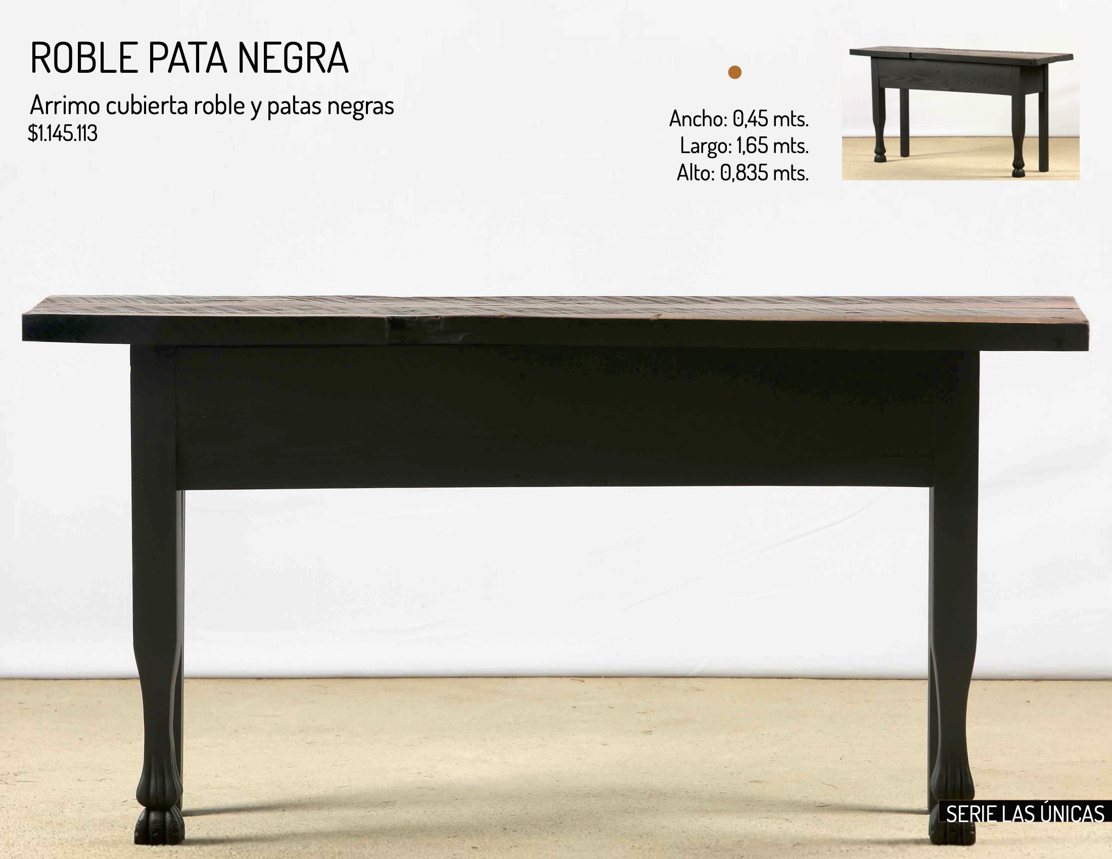 roble pata negra